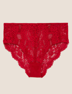 red lace underwear
