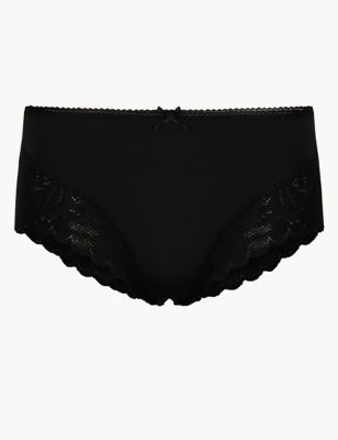 Lace High Rise Midi Knickers, M&S Collection