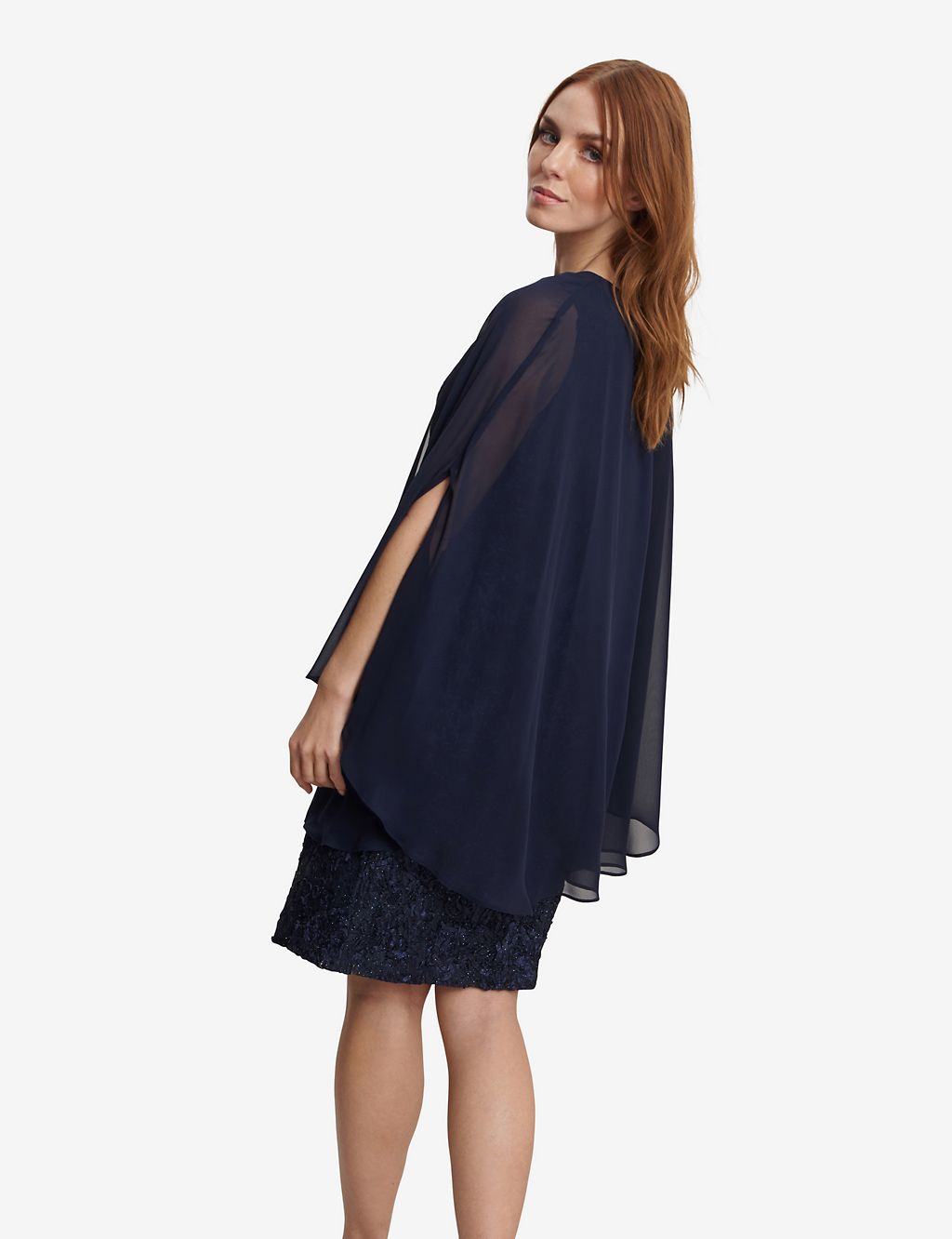 Lace Knee Length Shift Dress with Jacket | Gina Bacconi | M&S