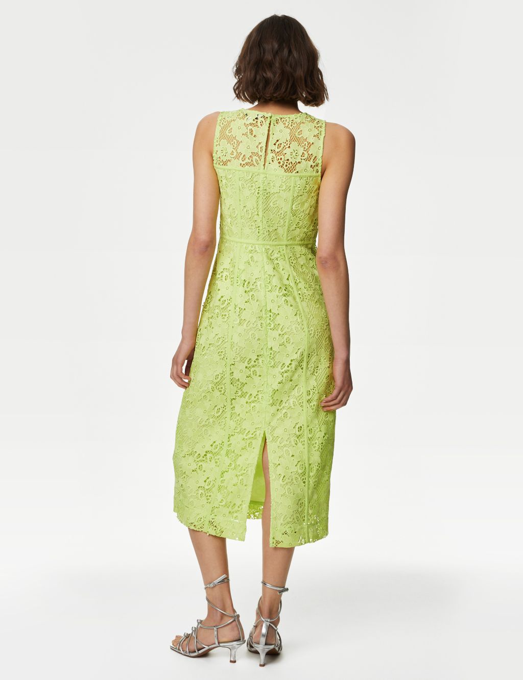 Lace Midi Column Dress 5 of 5