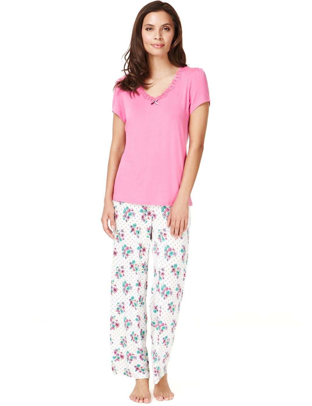 Lace Neckline Pyjama Top 2 of 5