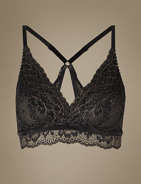 Lace Non-Padded Bralet Image 2 of 4