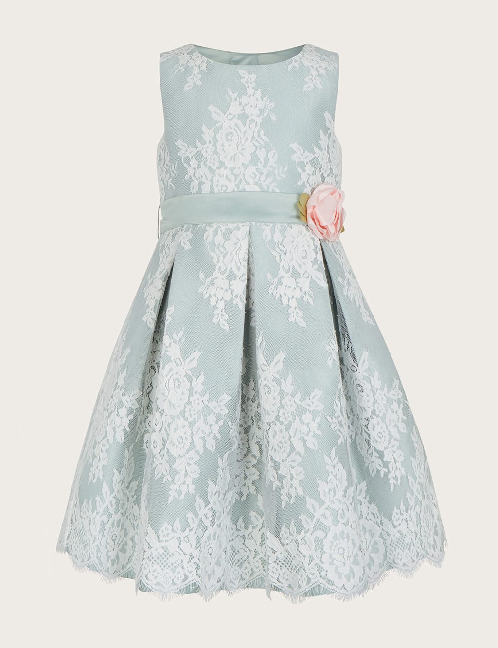 Monsoon white cheap lace dress