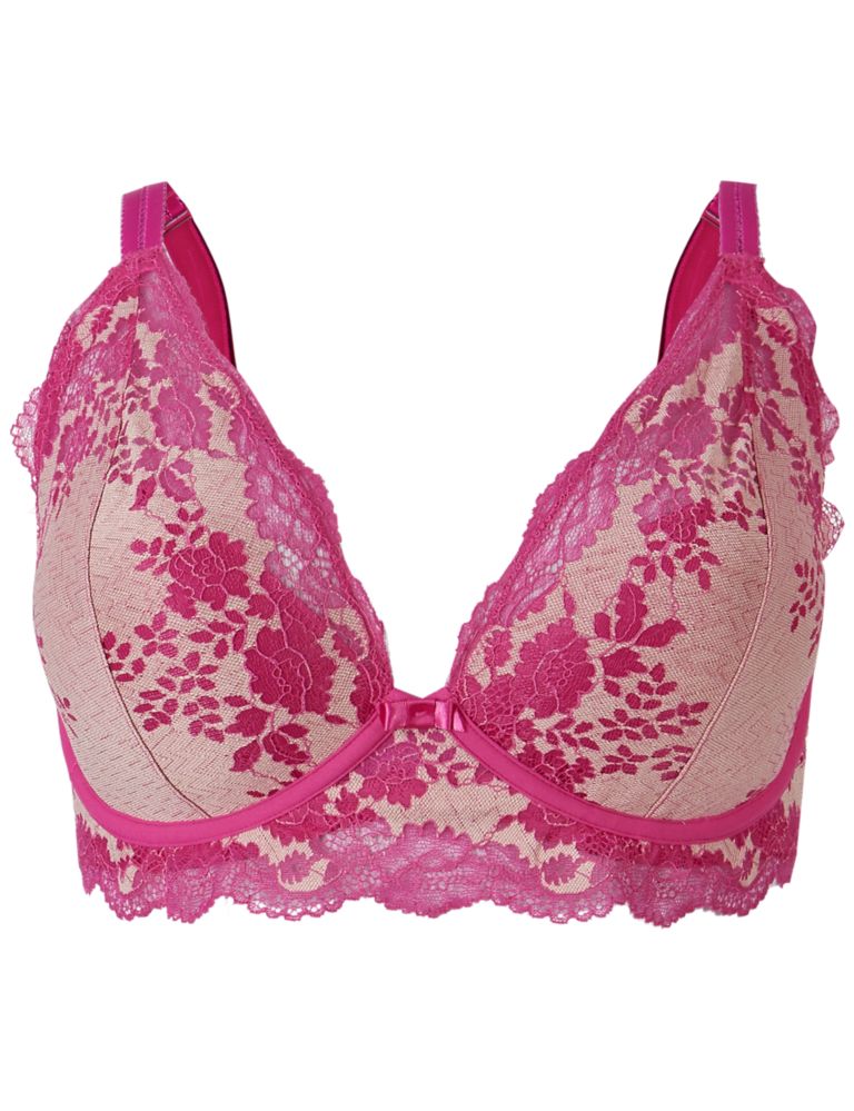 Lace Padded Plunge Bra DD-GG 5 of 5