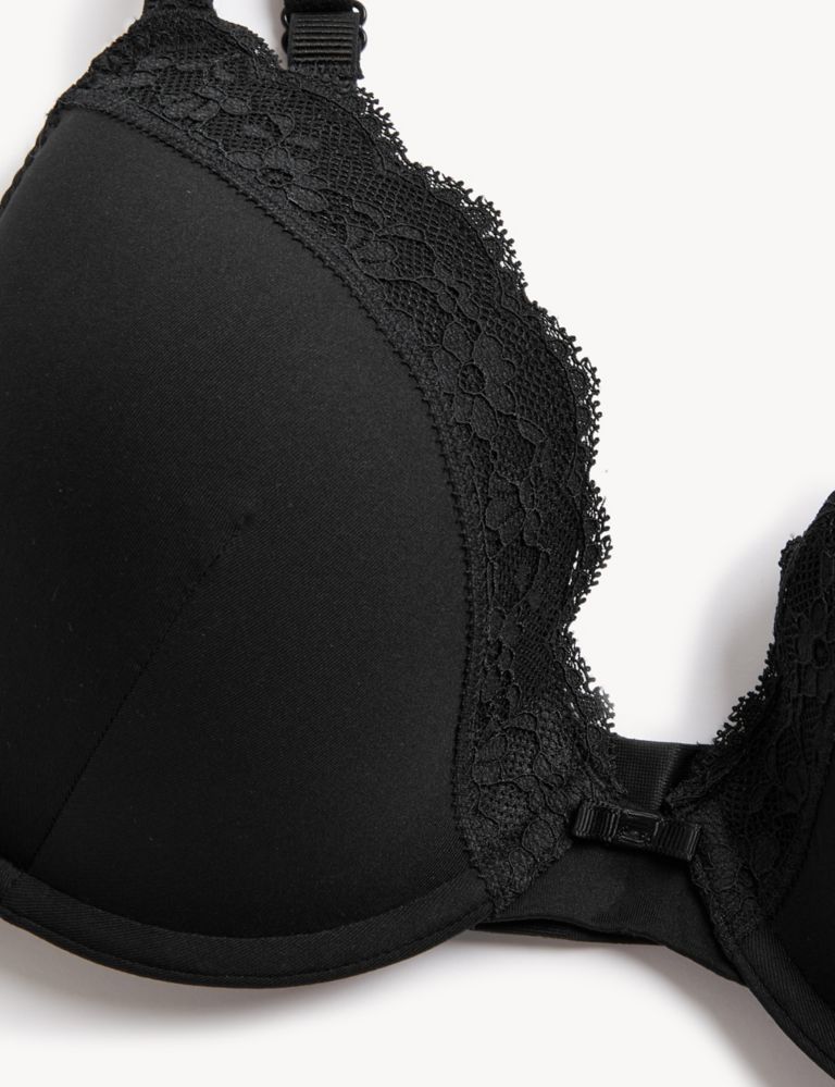 Lace Padded Plunge Wired Bra A-E 6 of 7