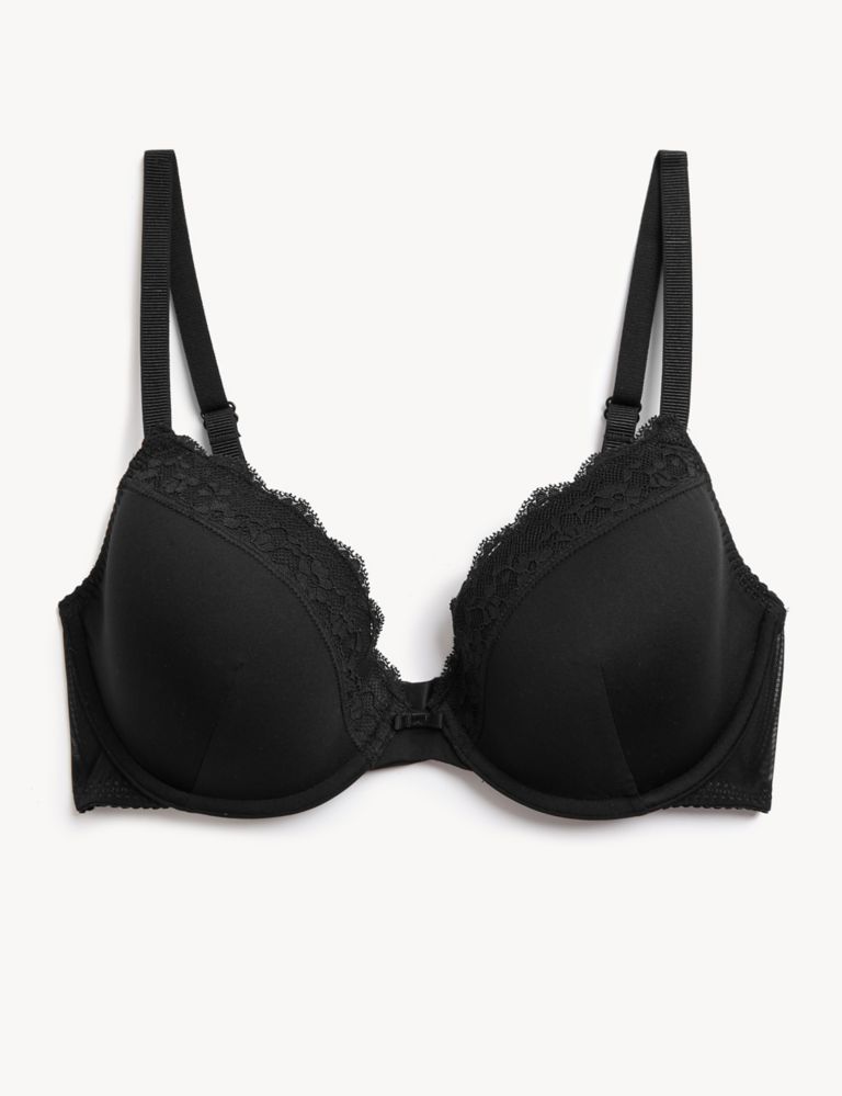 Lace Padded Plunge Wired Bra A-E | M&S Collection | M&S