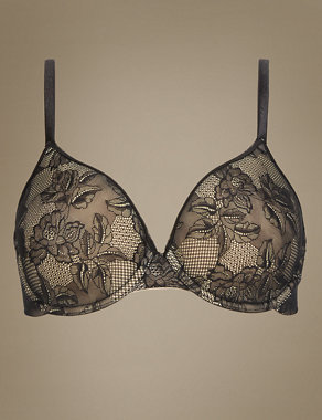 Lace Padded Spacer Full Cup Bra A-E Image 2 of 3