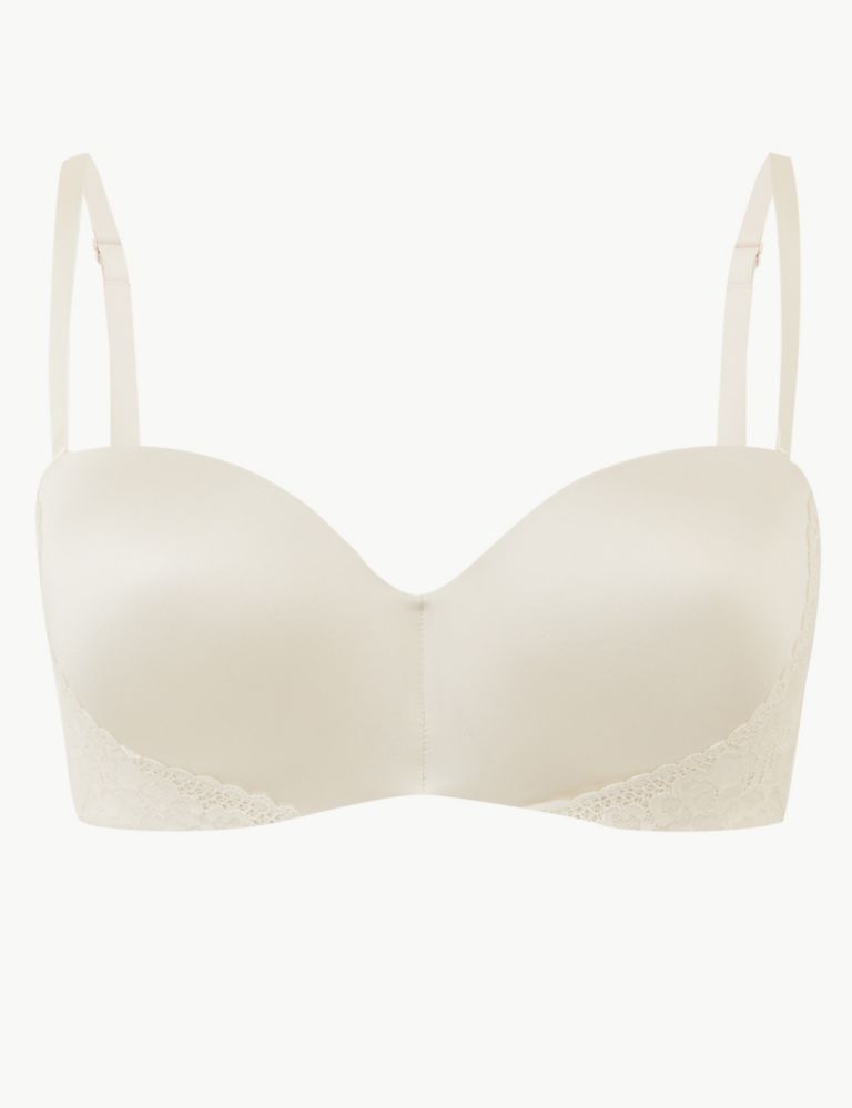 Lace Padded Strapless Bra A-E 2 of 4