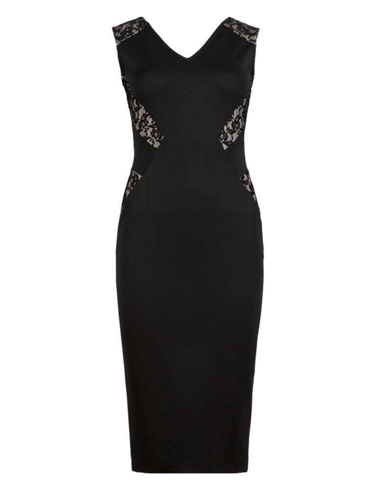Lace Panelled Bodycon Dress 3 of 4