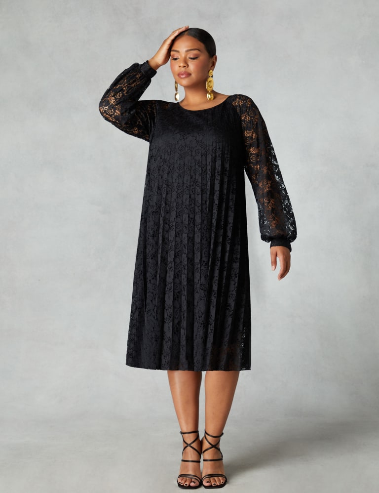 Midi shift dress sale