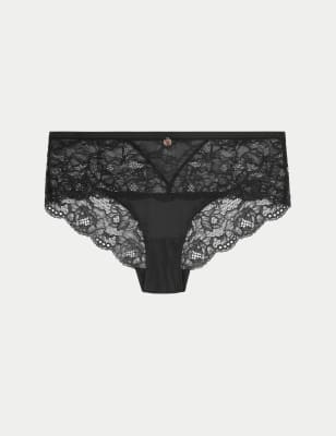 Lace Shorts With Silk Image 2 of 5