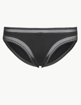 m&s black bikini