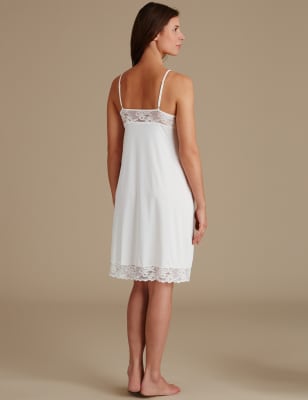 Cream hot sale lace slip