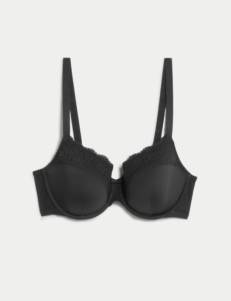 Lace Trim Padded Full Cup Bra A-E 2 of 8