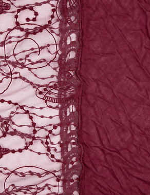 Lace Trim Scarf Image 2 of 3