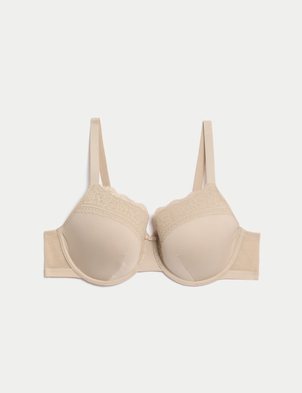 Lace Trim Wired Full Cup Bra (F+) 1 of 7