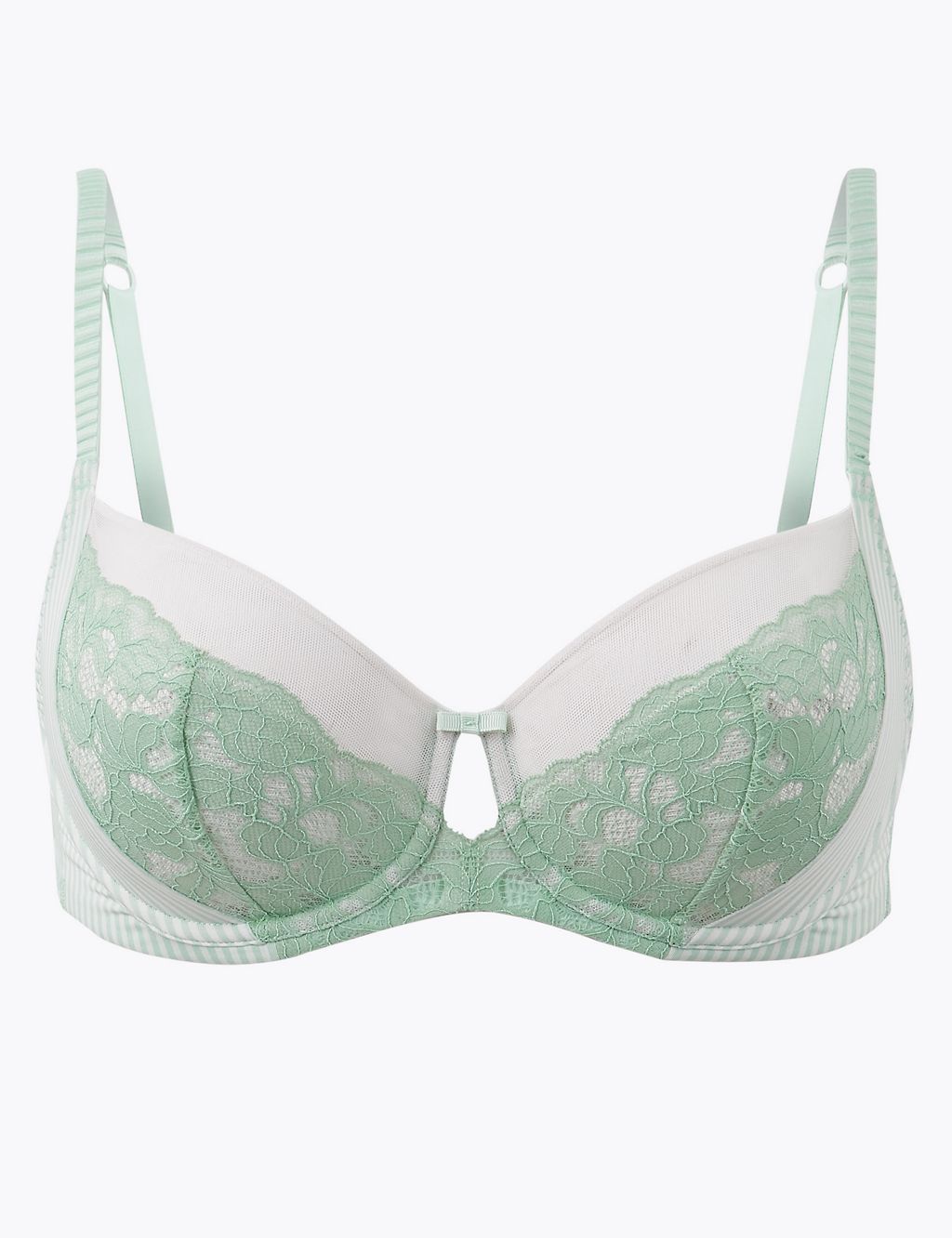 Lace Underwired Balcony Bra A-G 1 of 5