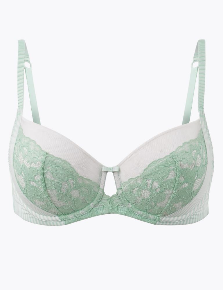Lace Underwired Balcony Bra A-G 2 of 5