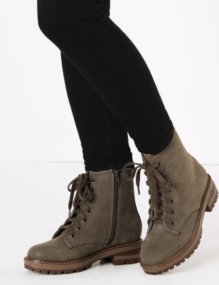 M&s lace up ankle 2024 boots