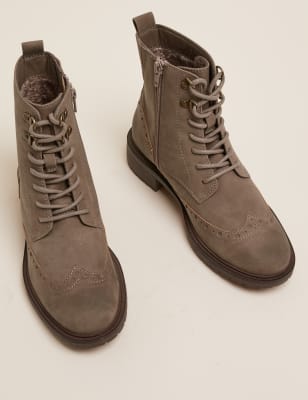 lace up boots m&s
