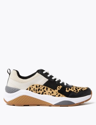 leopard print trainers marks and spencer