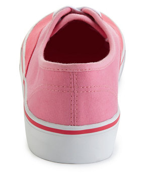 Lace Up Colour Block Trainers Image 2 of 5