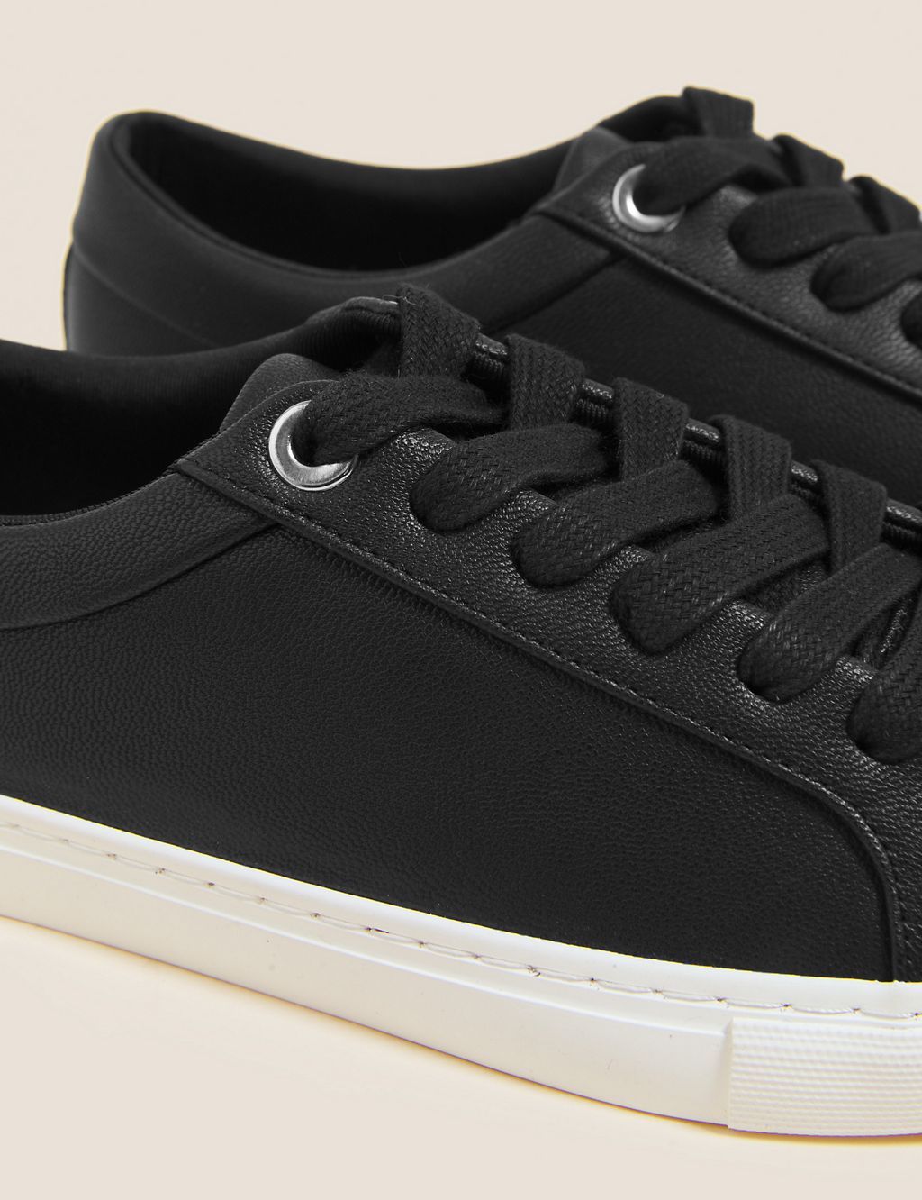 Lace Up Eyelet Detail Trainers 5 of 5