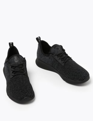 black lace trainers