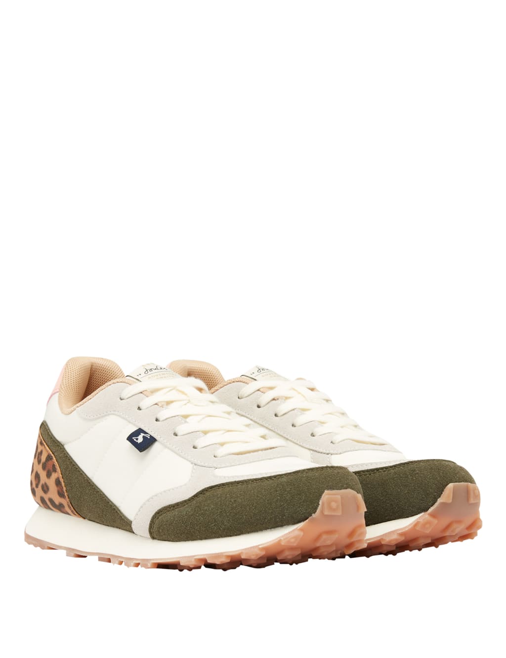Lace Up Leopard Print Trainers 1 of 3