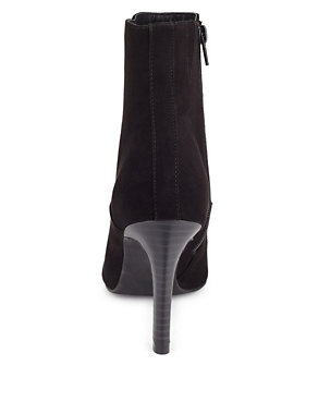 Lace Up Pointed Toe Ankle Boots with Insolia® Image 2 of 5