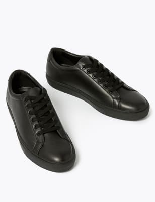 marks and spencer black trainers