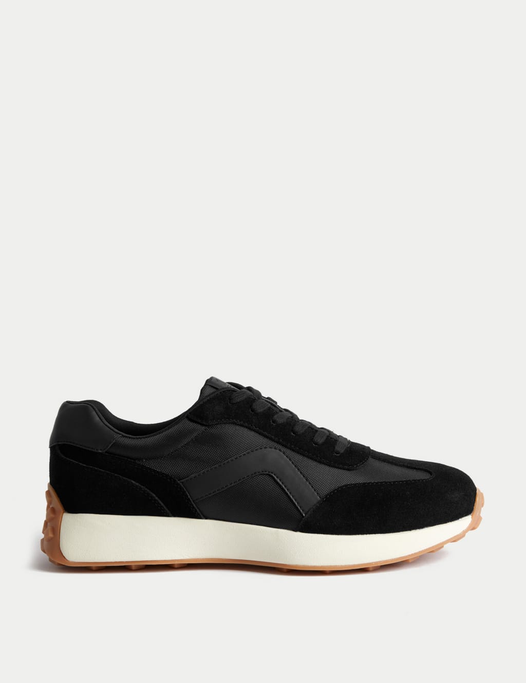 Lace Up Trainers with Freshfeet M S Collection M S