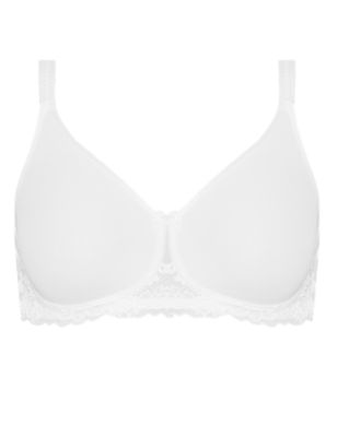 Lace Wing Non-Padded Full Cup Bra A-DD Image 2 of 5