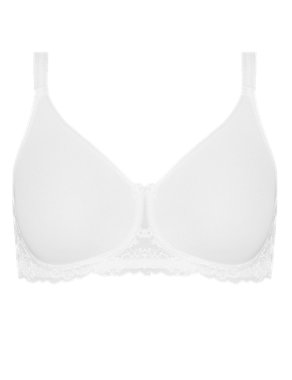 Lace Wing Non-Padded Full Cup Bra A-DD Image 2 of 5