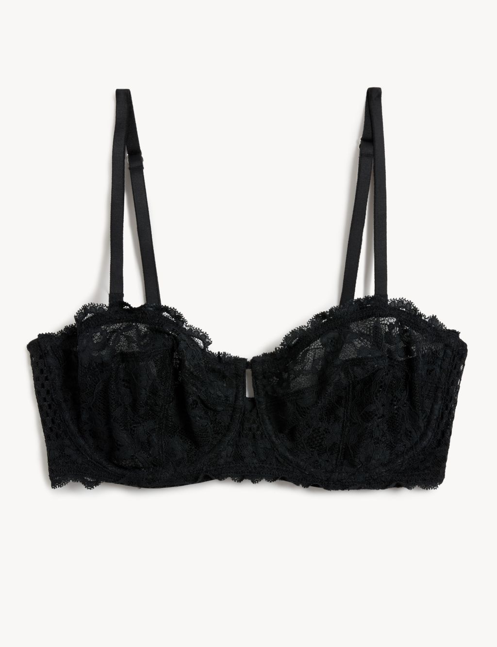 Lace Wired Strapless Bra A-E 1 of 10