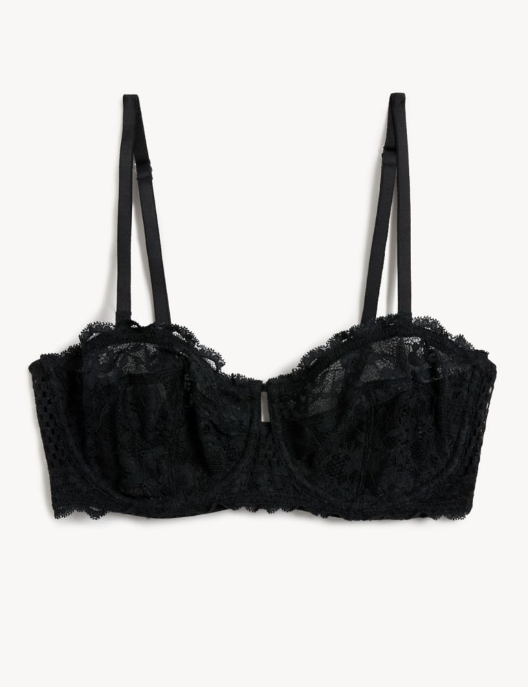 Lace Wired Strapless Bra A-E 3 of 10