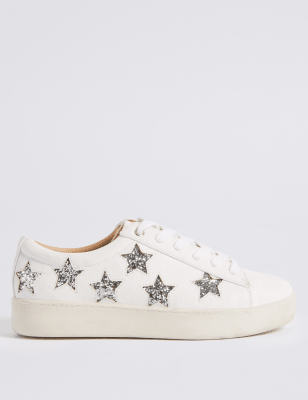 Lace-up Star Trainers Image 2 of 6