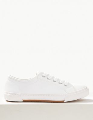 m&s silver trainers