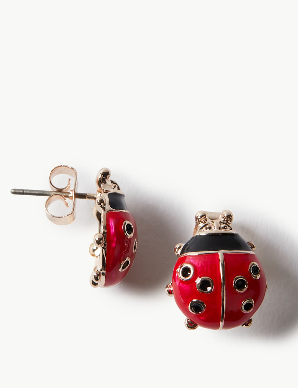 Ladybird stud earrings clearance