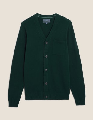 m&s lambswool cardigan