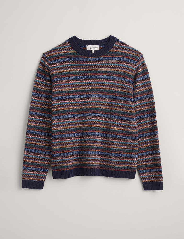 Lambswool Rich Fair Isle Crew Neck Jumper 2 of 6