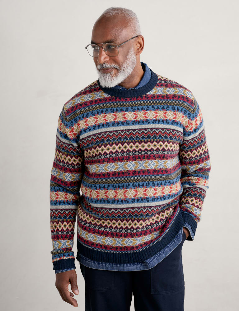 Fair isle jumper mens marks and spencer new arrivals