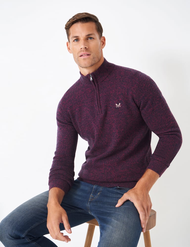 Crew clothing zip jumper cheap
