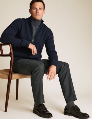 marks and spencer mens zip cardigans