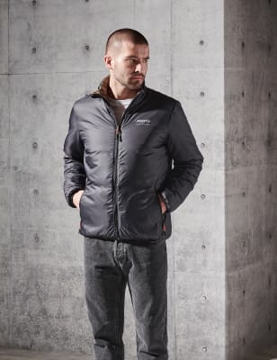 Men's reversible puffer clearance jacket