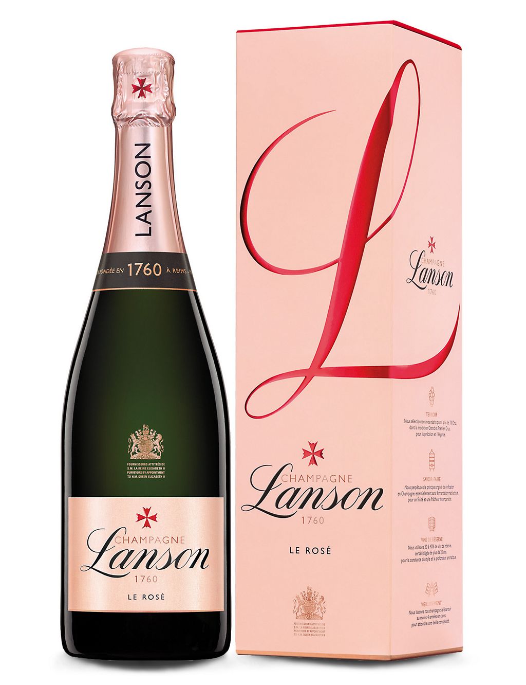 Lanson Le Rose Brut NV - Single bottle 3 of 4
