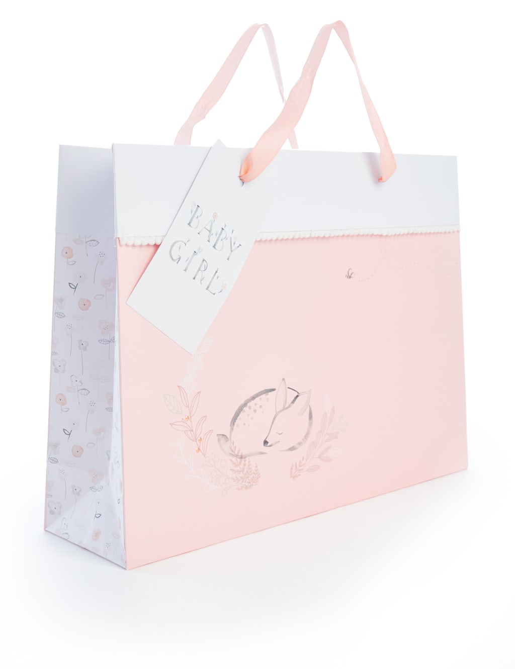 Baby girl gift bag sale large