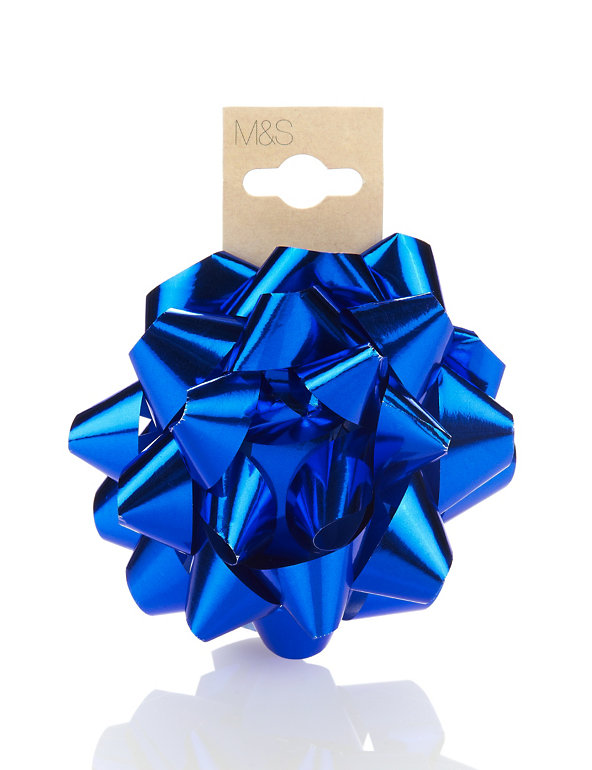 Large Bright Blue Loop Bow Image 1 of 2