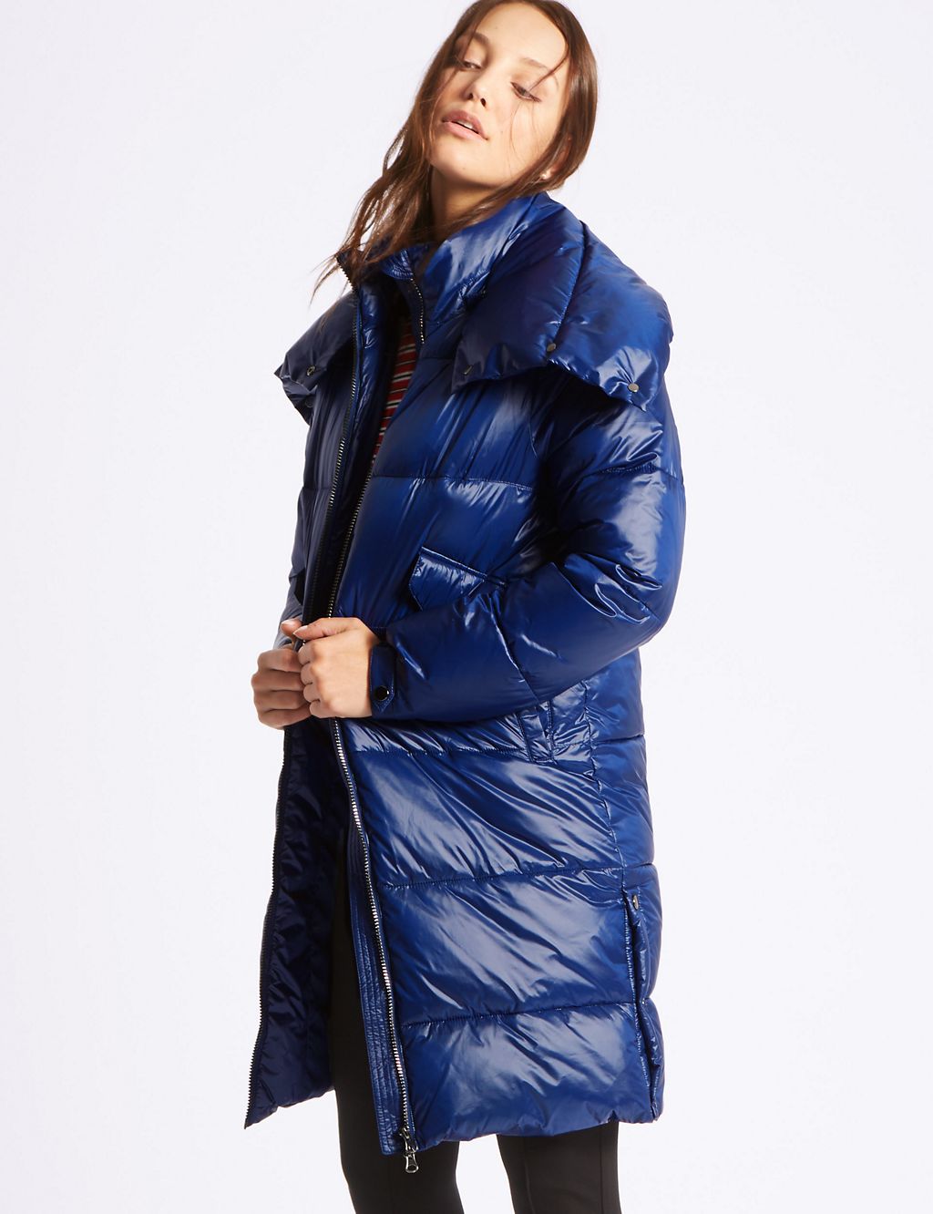 Large Collar Padded Coat with Stormwear™ 2 of 6