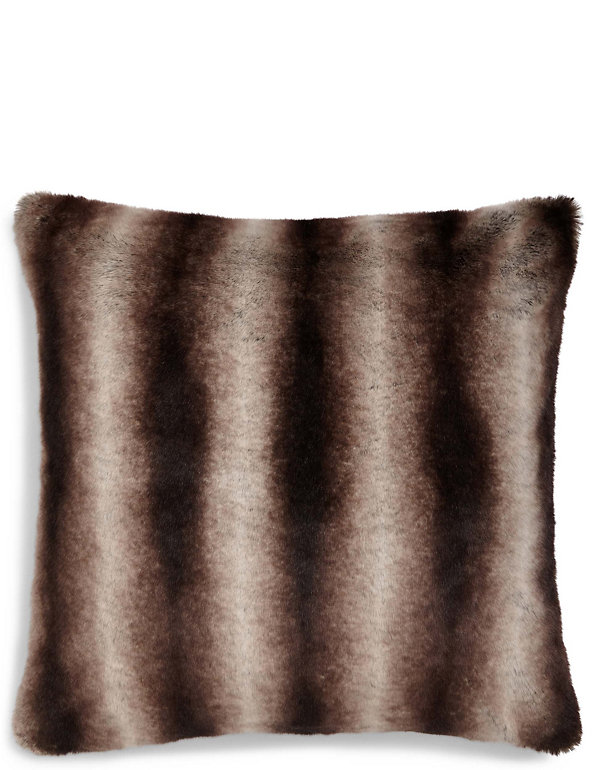Large Faux Fur Cushion Image 1 of 2